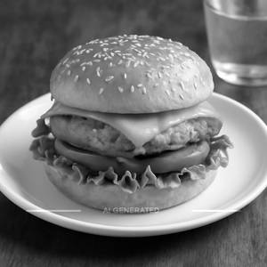 Veg. Paneer Cheese Burger