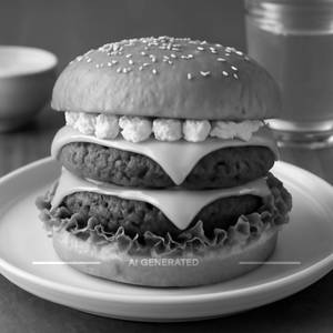 Double cheese burger