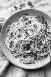 Spaghetti Butter Garlic Sauce 