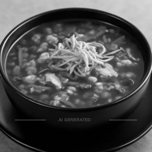 Knife and plate special soup non veg