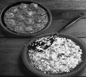 Veg Friends Rice with Manchurian