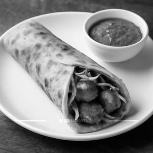 Fish Tikka Roll