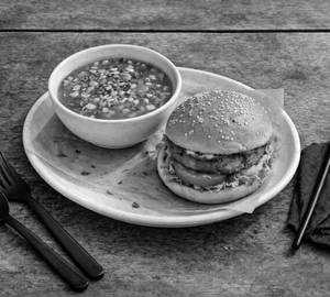 Burger And Soup Combo
