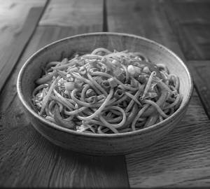Veg  pahadi style hakka noodles