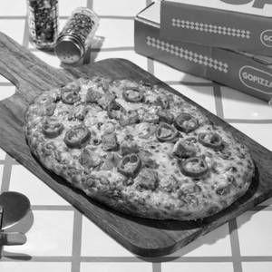 Chettinad Chicken Pizza.