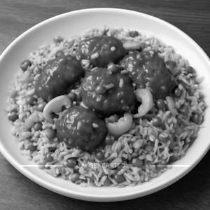 Chicken Manchurian Cashewnur Fried Rice