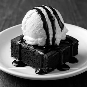 Brownie With Ice Cream
