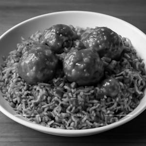 Egg Manchurian Fried Rice
