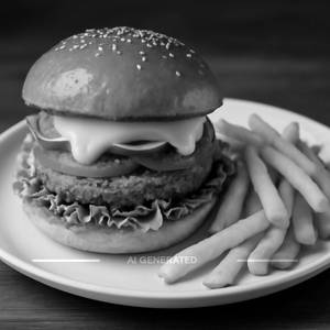 Burger+ Fries