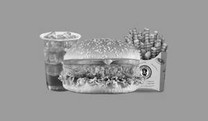 Big Crispy Chicken Burger Fruit Iced Tea Combo
