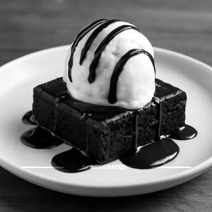 Brownie with Ice Cream