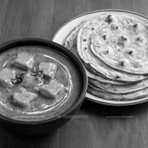 Butter Paneer Masala with 6 Tawa Roti