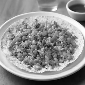 Roasted masala papad