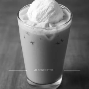 Cold Coffee With Vanilla Ice Cream