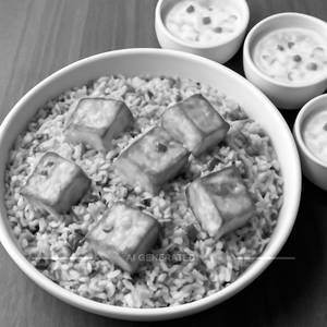 Paneer biryani with raitha (Pack of 4)                     