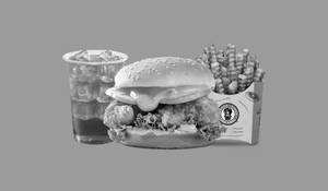 Chicken Kurkure Momo Burger Fruit Iced Tea Combo
