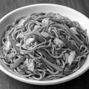 Garlic chow mein