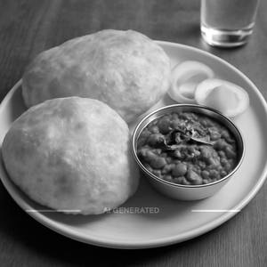 Chole Bhature (2 Pcs)