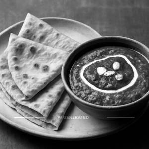 Rumali roti 3 &palak curry