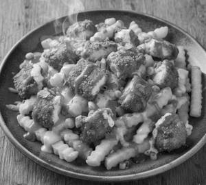 Mac N Cheese Chicken Loaded French Fries