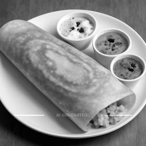 Butter masala dosa