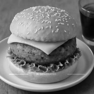 Aloo tikki cheese burger                                              