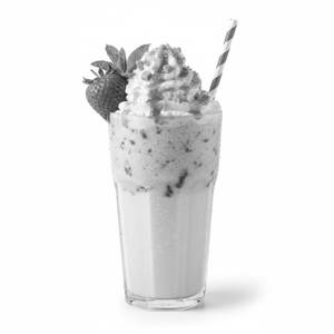 Butterscotch strawberry shake