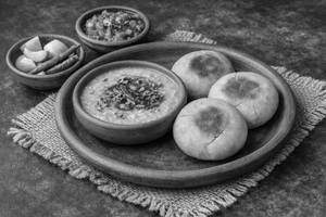 Litti with Dal Tadka [3pcs]