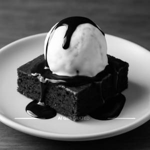 Brownie with Icecream