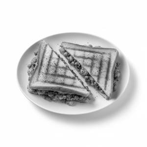 Aloo matar sandwich