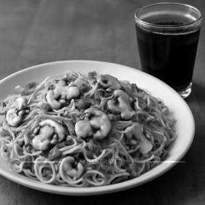 Mushroom Noodles+softdrink