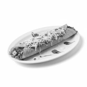 Schezwan paper dosa