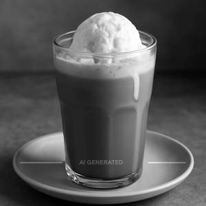Cold Coffee With Vanilla Ice Cream