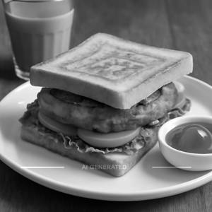 Aloo tikki sandwich