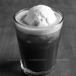 Cold Drink With Ice Cream