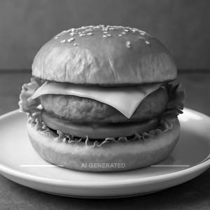 Aloo Tikki Cheese Burger