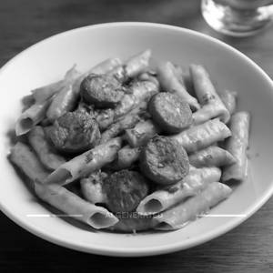 Penne spaghetti non veg