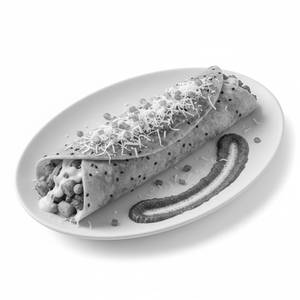 Cheese frankie dosa