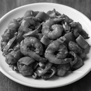 Chilly prawns