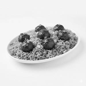Jain manchurian fried rice