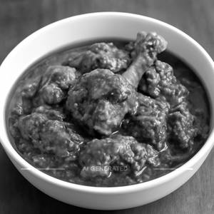 Gongura chicken curry bones