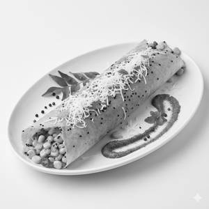 Cheese sweet corn dosa