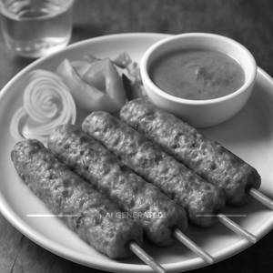 Chicken seekh kebab