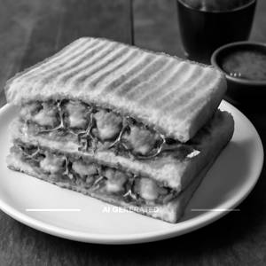 Schezwan paneer sandwich
