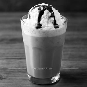 With Ice Cream Cold Coffee