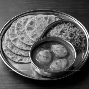 Egg Curry Thali