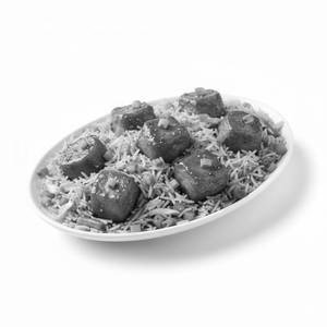 Jain paneer manchurian fried rice