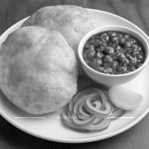 Chole Bhature [2 Bhature]
