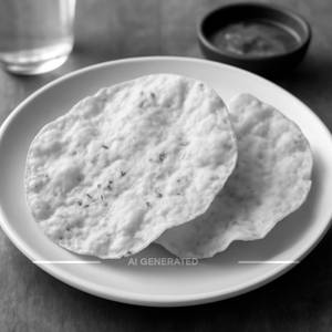 Fried papad [2 pieces]