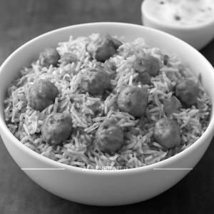 Soybean biryani
